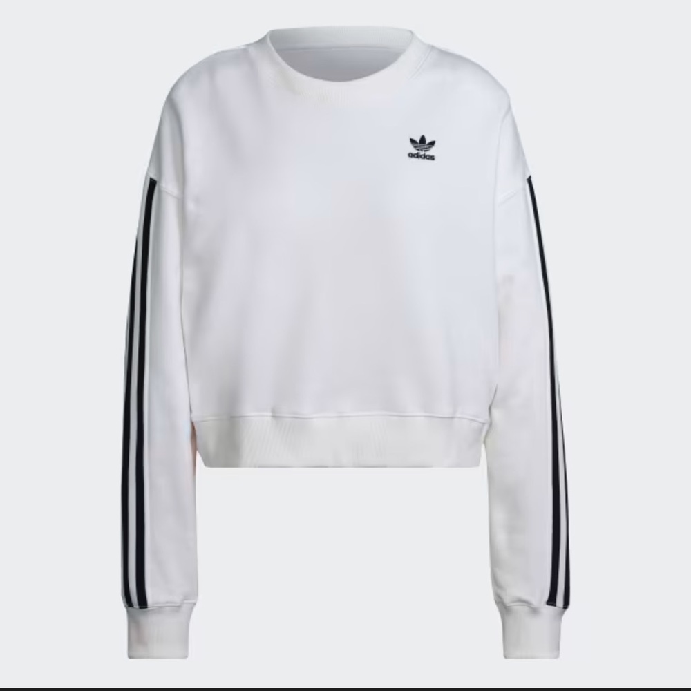 Adidas Women's Classic White Sweatshirt - Picture 4 of 6